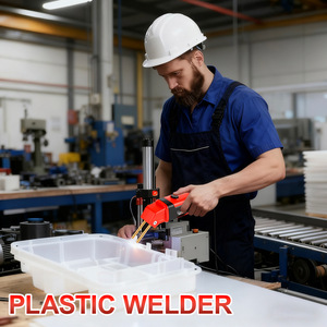 Máquina de Soldar Plástico Roja, Herramientas de Garaje, Grapadora Práctica, Máquina de Reparación de Plástico PVC, Máquina de Soldar para Reparación de Parachoques de Automóviles - Product Image 2