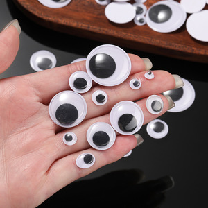 Pegatinas adhesivas para ojos, pequeños ojos de plástico para muñecas, para proyectos de manualidades infantiles, juguetes educativos, venta al por mayor - Product Image 3