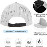 Gorra Snapback Unisex Wins Flying con 7 Paneles y Orificios Cortados con Láser, Logotipo Personalizado, Visera Plana, para Deportes al Aire Libre, Uso en las Cuatro Estaciones, Gorra de Golf