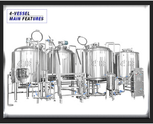 Machine à moudre le <span class=keywords><strong>malt</strong></span> pour microbrasserie, broyeur de grains électrique à double rouleau pour brasserie de 300L et 500L - Product Image 2
