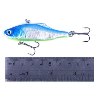 Pêche d'hiver sur glace Pêche en mer dure Isca Artificial Wobblers Metal Vibration 70mm 24g Winter VIB Bait Long Shot Sinking VIB Lure - Product Image 4