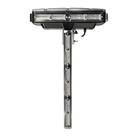 Lampe de signalisation routière solaire à détection radar par flash synchrone GPS pour poteau d'autoroute