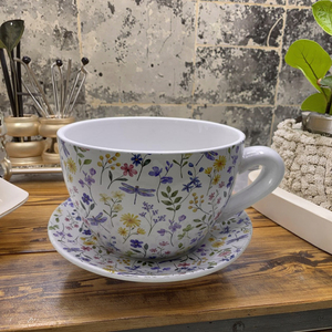 Artisanat grande taille Vintage jardinière Pot de fleur conteneur rustique avec poignée décor Vase jardinage <span class=keywords><strong>cadeau</strong></span> - Product Image 4