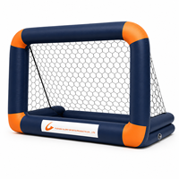 But de football gonflable portable, filet d'entraînement léger pour enfants, plage, jardin et jeux en plein air