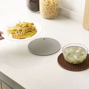 Creative Round Shape Silicone Heat Resistant Counter <b>Mats</b> for Tables Countertops Spoon Rest and <b>Large</b> Coasters - Product Image 5