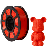 Filament PLA 3D Basique d'Usine 1,75 mm 1 kg Température de Prise Faible 190-220°C Idéal pour Débutants Sans Filamentage Impression de Modèles et Décoration