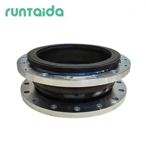 ANSI 150LB PN16 304 Stainless Steel Flanged Bellow Single Sphere Epdm Expans Flexible Pipe Rubber Expansion Joint