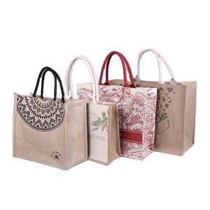 Sac fourre-tout personnalisé en <span class=keywords><strong>toile</strong></span> <span class=keywords><strong>de</strong></span> coton recyclé <span class=keywords><strong>l</strong></span>éger et <span class=keywords><strong>jute</strong></span>, sac <span class=keywords><strong>de</strong></span> courses réutilisable et tendance en <span class=keywords><strong>toile</strong></span> <span class=keywords><strong>de</strong></span> <span class=keywords><strong>jute</strong></span> laminée - Product Image 1