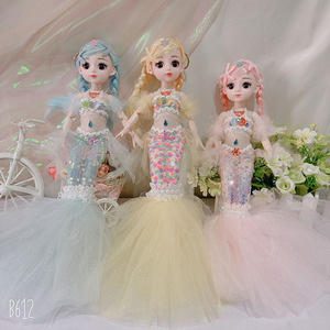Ocean Princess Cartoon Toy Poupée sirène qui chante Cadeau d'anniversaire pour enfants Vente en gros pour les établissements de formation - Product Image 1