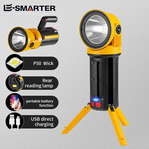 Siêu Sáng Có Thể Sạc Lại Cao Lumens 100000 Năng Lượng Mặt Trời Dài Phạm Vi Mạnh Mẽ Cắm Trại Đèn Pin Đèn Pin Đèn Pin Di Động Làm Việc Ánh Sáng - Product Image 4
