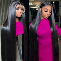 Fournisseur Populaire : Lots de Cheveux Humains Vietnamiens Bruts Lisses Comme des Baguettes de 30 Pouces, Cuticules Alignées, Noir Naturel, Vente en Gros, Fournisseur Alibaba