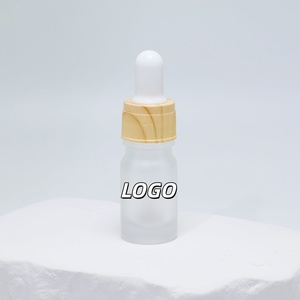 Wholesale Essential Oil <b>Bottle</b> Screw Cap Flat Shoulder Diverse Styles Customized1ml-5ml Wood-like Grain Cap Empty <b>Dropper</b> <b>Bottle</b> - Product Image 1