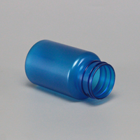Bouteille en plastique pour pilules et capsules de vitamines avec couvercle, impression de logo personnalisée, soins de santé pharmaceutiques