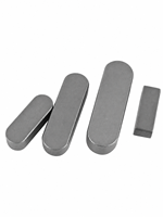Clavette plate à extrémités arrondies en acier au carbone pour réducteur et moteur, tailles de 8 mm à 20 mm, pour transmission par engrenages et applications de régulation de vitesse, modèle ChuangTuo 3-60