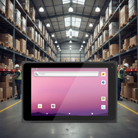 Tableta Robusta de 8 Pulgadas Android GMS, IP65 Resistente al Agua, PC Industrial Delgado, Dispositivo para Trabajo en Exteriores, Escáner de Código de Barras 2D, NFC, 5G, MIL-STD-810H