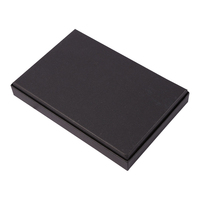 Boîte d'emballage de ceinture en papier noir mat de luxe imprimé de logo personnalisé pour hommes boîte cadeau d'emballage en papier de carton boîte à portefeuille pour hommes