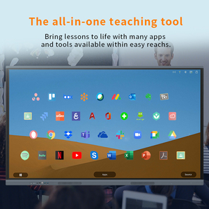 Màn hình tương tác kỹ thuật số phẳng thông minh, kích thước 75, 86, 98, 110 inch, bảng tương tác thông minh, bảng viết thông minh cho lớp học, đang được bán chạy - Product Image 6