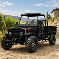 Mini UTV OEM 350CC à essence 5KW avec benne basculante, véhicule utilitaire robuste pour l'entretien des terrains de golf et des parcs