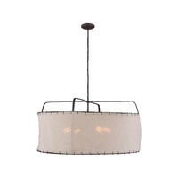 Lustre contemporain en verre nacré de 72 pouces avec globes en acier pour table à manger, salon, chambre à coucher