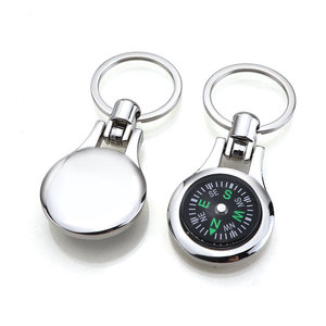 Portachiavi in Metallo Robusto da Cintura con Apribottiglie Integrato e Bussola Decorativa, Accessorio Resistente per Chiavi Auto - Product Image 4