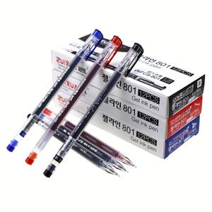 18 Simple Style Plastic Gel <b>Pen</b> 0.38mm Black/<b>red</b>/blue Ink Diamond <b>Pen</b> Tip for Office & School Use - Product Image 2