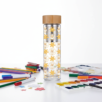 Gobelet à thé en verre à double paroi personnalisé sans BPA 2026, bouteille de voyage avec infuseur à thé pour thé en feuilles