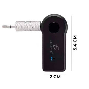 Émetteur-récepteur audio Bluetooth 3,5 mm rechargeable avec micro pour haut-parleurs - Product Image 3