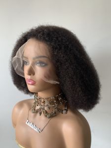 วิกผม DX431<span class=keywords><strong>สั้น</strong></span>8นิ้วแบบลอนเล็ก<span class=keywords><strong>ผม</strong></span>หยิกแบบแอฟริกันแบบขดตัว - Product Image 4