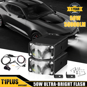 Phare de travail LED Senlo T1 Plus 50W pour <span class=keywords><strong>moto</strong></span>, vélo, voiture, camion, <span class=keywords><strong>Suzuki</strong></span> – <span class=keywords><strong>Mini</strong></span> projecteur de grille anti-brouillard - Product Image 3