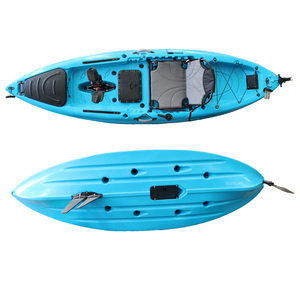 <span class=keywords><strong>Kayak</strong></span> monoplace à pédales de 9,3 pieds, siège unique, en plastique HDPE, pour la pêche, le surf, l'océan, les lacs et les rivières - Product Image 2