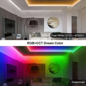 Tira de Luz LED RGB+CCT WS2811 de 15 mm, DC24V, 1260 leds/m, 5 en 1, IP65, Efecto Neón, Color Mágico - Product Image 6