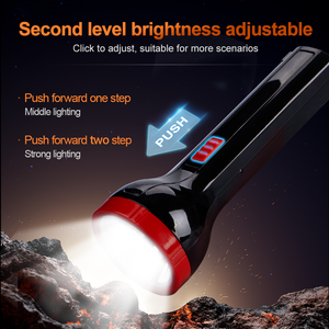 Wosen ไฟฉาย LED สำหรับตั้งแคมป์, ไฟฉาย ABS น้ำหนักเบามีหลายบทบาทชาร์จไฟได้สว่างเป็นพิเศษ - Product Image 3