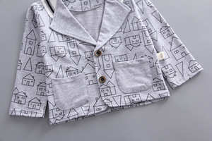 Vêtements pour enfants de haute qualité, vêtements formels pour garçons, manteau, chemise et pantalon, ensembles 3 pièces pour enfants - Product Image 3