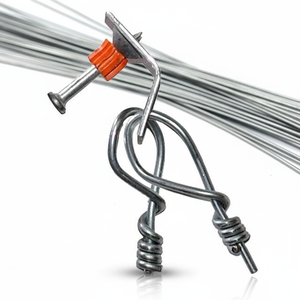 Fil de suspension pré-attaché <span class=keywords><strong>pour</strong></span> plafond suspendu de 2'/4'/6'/8'/10'/12'/20' avec broche de 1-1/4'' et clips - Product Image 4