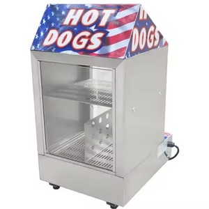 Grill à hot-dogs automatique 220V, vitrine électrique pour hot-dogs, cuiseur vapeur à hot-dogs avec chauffe-pain, vitrine à pain pour 200 pains, cuiseur vapeur à hot-dogs - Product Image 5