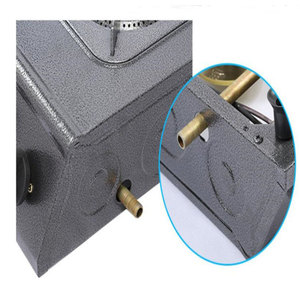 Cuisinière à <span class=keywords><strong>gaz</strong></span> Lyroe en acier inoxydable à 6 brûleurs pour la maison et la cuisine – Offre spéciale - Product Image 5