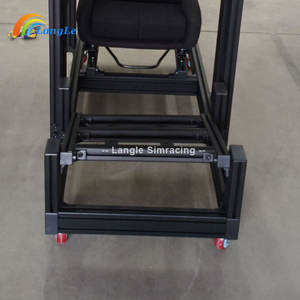 新着初オールアルミ合金ステアリングホイールSCモーション駆動車アーケードゲーム機シートVR 9Dレーシングシミュレーターラック - Product Image 4