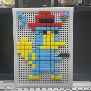 700+ Pieces DIY Mosaic Pegboard Educational Toy Pixel Building Blocks Preschool Learning Set HALO OEM ODM - Product Image 4