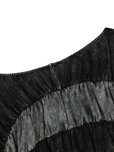 ชุดใหม่มาแรงสำหรับผู้หญิง เสื้อครอปจีบระบาย กางเกงขายาวเข้าชุด ชุดเซ็ต 2 ชิ้น สไตล์ลำลองสตรีทแวร์ ชุดสองชิ้น เสื้อผ้าผู้หญิง - Product Image 3