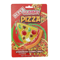 Bonbons gélifiés 3D Holeywood Super Pizza 150g multicolores, emballage cadeau, halal, fruités, sucrés, OEM ODM pris en charge, personnalisation privée, BRC