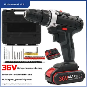 Cisivis 무선 리튬 이온 드릴 다기능 브러시 임팩트 드릴 전동 드라이버 21V 2.5Ah 배터리 2kg 1 년 - Product Image 4