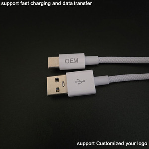 3.0 QC 2เมตรมีฟังก์ชันการถ่ายโอนข้อมูลการถ่ายโอนข้อมูลที่รวดเร็ว USB A ไปยัง USB Type C - Product Image 3