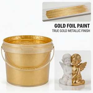 Peinture anticorrosion à base d'eau pour métaux, sans modification de couleur, texture métallique argentée scintillante pour rénovation - Product Image 4