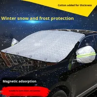 Penutup mobil lintas batas tahan salju musim dingin tahan salju Frostproof setengah fitur tahan debu dan tahan salju