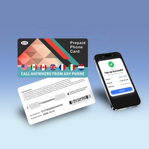 Recarga a granel <span class=keywords><strong>Tarjeta</strong></span> de llamada <span class=keywords><strong>prepago</strong></span> para rascar Logotipo de impresión digital personalizado Recubrimiento UV para recarga móvil - Product Image 3
