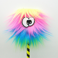 Stylo Cadeau XmasPen-005 JR – Nouveauté de Noël – Stylo Bille en Peluche Coloré à Motif Dessin Animé 0,7 mm Encre Bleue/Noire Plastique 23 cm – Promotionnel avec Logo Personnalisé