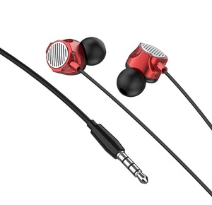 Auriculares internos rojos JD040 con micrófono de 1,2 m de longitud para uso telefónico - Product Image 4