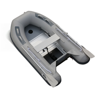 Bateau de pêche gonflable en caoutchouc W230 pour moteur hors-bord