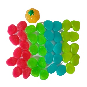 Pavés galets <span class=keywords><strong>pierre</strong></span> artificielle aménagement paysager pavés brillant céramique gravier sable résine poli roches lumineuses aquarium - Product Image 1