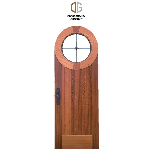 2020 Hot selling decorative depot & home solid wood single hinged glass entry doors